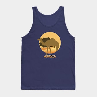 SAHARA MOROCCO DESERT , COOL CAMEL DESIGN yellow Tank Top